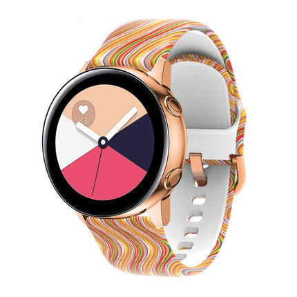 Silicone Printing Replacement Strap Watchband, For Samsung Galaxy Watch 42mm, For Samsung Galaxy Watch 46mm - DealBuddy