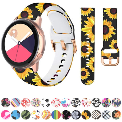 Silicone Printing Replacement Strap Watchband, For Samsung Galaxy Watch 42mm, For Samsung Galaxy Watch 46mm - DealBuddy