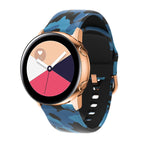 For Samsung Galaxy Watch 46mm / Blue Camouflage