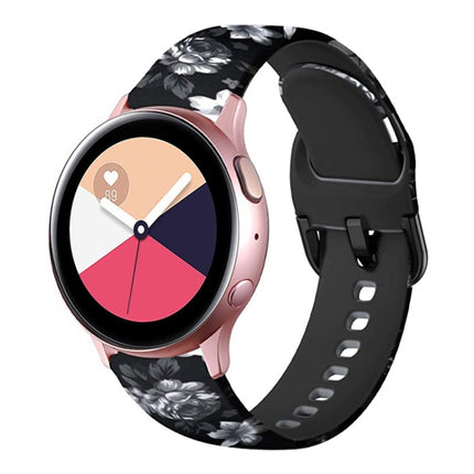 Silicone Printing Replacement Strap Watchband, For Samsung Galaxy Watch 42mm, For Samsung Galaxy Watch 46mm - DealBuddy