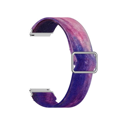 Adjustable Elastic Printing Replacement Watchband, 20mm For Samsung Galaxy Watch Active2 / Active, 22mm For Galaxy Watch3 45mm/ Huawei Watch GT 2 Pro - DealBuddy