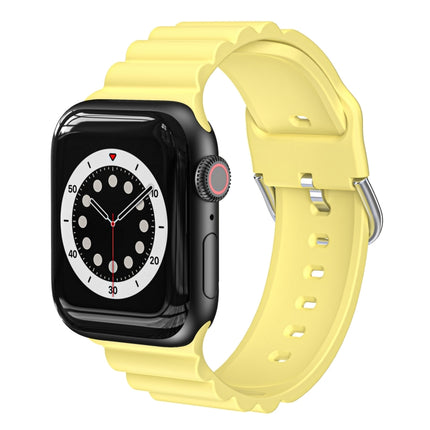 Business B Style Silicone Watch Strap, For Apple Watch Series 7 45mm / 6 & SE & 5 & 4 44mm / 3 & 2 & 1 42mm, For Apple Watch Ultra 49mm / Series 8&7 45mm / SE 2&6&SE&5&4 44mm / 3&2&1 42mm - DealBuddy