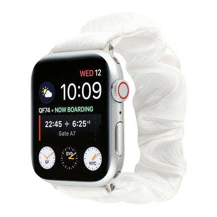 Shell Pattern Hair Ring Cloth Watch Strap, For Apple Watch Ultra 49mm / Series 8&7 45mm / SE 2&6&SE&5&4 44mm / 3&2&1 42mm, For Apple Watch Series 8&7 41mm / SE 2&6&SE&5&4 40mm / 3&2&1 38mm                                                                ... - DealBuddy