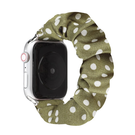Dots Hair Ring Cloth Watch Strap, For Apple Watch Ultra 49mm / Series 8&7 45mm / SE 2&6&SE&5&4 44mm / 3&2&1 42mm, For Apple Watch Series 8&7 41mm / SE 2&6&SE&5&4 40mm / 3&2&1 38mm, For Apple Watch Series 7 41mm / 6 & SE & 5 & 4 40mm / 3 & 2 & 1 38mm - DealBuddy