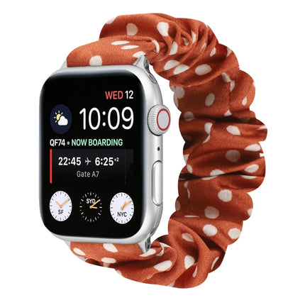 Dots Hair Ring Cloth Watch Strap, For Apple Watch Ultra 49mm / Series 8&7 45mm / SE 2&6&SE&5&4 44mm / 3&2&1 42mm, For Apple Watch Series 8&7 41mm / SE 2&6&SE&5&4 40mm / 3&2&1 38mm, For Apple Watch Series 7 41mm / 6 & SE & 5 & 4 40mm / 3 & 2 & 1 38mm - DealBuddy