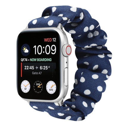 Dots Hair Ring Cloth Watch Strap, For Apple Watch Ultra 49mm / Series 8&7 45mm / SE 2&6&SE&5&4 44mm / 3&2&1 42mm, For Apple Watch Series 8&7 41mm / SE 2&6&SE&5&4 40mm / 3&2&1 38mm, For Apple Watch Series 7 41mm / 6 & SE & 5 & 4 40mm / 3 & 2 & 1 38mm - DealBuddy