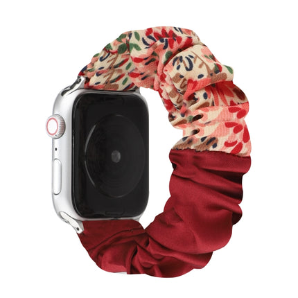 Butterfly Pattern Hair Ring Cloth Watch Strap, For Apple Watch Ultra 49mm / Series 8&7 45mm / SE 2&6&SE&5&4 44mm / 3&2&1 42mm, For Apple Watch Series 8&7 41mm / SE 2&6&SE&5&4 40mm / 3&2&1 38mm                                                            ... - DealBuddy