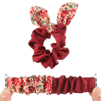 Butterfly Pattern Hair Ring Cloth Watch Strap - DealBuddy