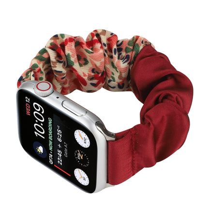 Butterfly Pattern Hair Ring Cloth Watch Strap, For Apple Watch Ultra 49mm / Series 8&7 45mm / SE 2&6&SE&5&4 44mm / 3&2&1 42mm, For Apple Watch Series 8&7 41mm / SE 2&6&SE&5&4 40mm / 3&2&1 38mm                                                            ... - DealBuddy