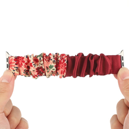Butterfly Pattern Hair Ring Cloth Watch Strap, For Apple Watch Ultra 49mm / Series 8&7 45mm / SE 2&6&SE&5&4 44mm / 3&2&1 42mm, For Apple Watch Series 8&7 41mm / SE 2&6&SE&5&4 40mm / 3&2&1 38mm                                                            ... - DealBuddy
