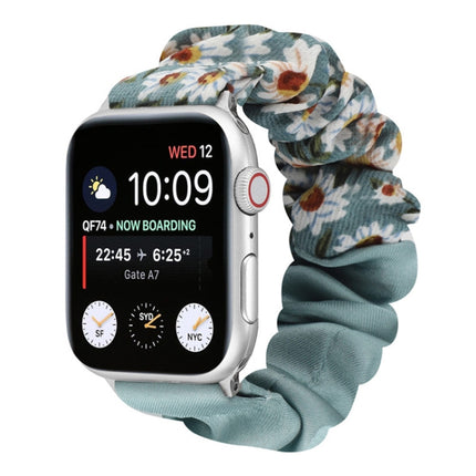 Butterfly Pattern Hair Ring Cloth Watch Strap, For Apple Watch Ultra 49mm / Series 8&7 45mm / SE 2&6&SE&5&4 44mm / 3&2&1 42mm, For Apple Watch Series 8&7 41mm / SE 2&6&SE&5&4 40mm / 3&2&1 38mm                                                            ... - DealBuddy