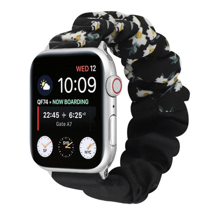 Butterfly Pattern Hair Ring Cloth Watch Strap, For Apple Watch Ultra 49mm / Series 8&7 45mm / SE 2&6&SE&5&4 44mm / 3&2&1 42mm, For Apple Watch Series 8&7 41mm / SE 2&6&SE&5&4 40mm / 3&2&1 38mm                                                            ... - DealBuddy