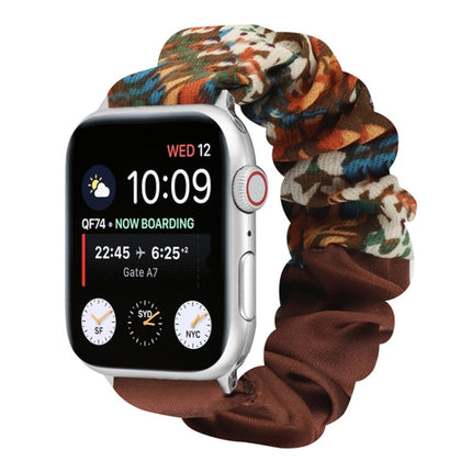 Butterfly Pattern Hair Ring Cloth Watch Strap, For Apple Watch Ultra 49mm / Series 8&7 45mm / SE 2&6&SE&5&4 44mm / 3&2&1 42mm, For Apple Watch Series 8&7 41mm / SE 2&6&SE&5&4 40mm / 3&2&1 38mm                                                            ... - DealBuddy