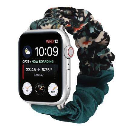 Butterfly Pattern Hair Ring Cloth Watch Strap, For Apple Watch Ultra 49mm / Series 8&7 45mm / SE 2&6&SE&5&4 44mm / 3&2&1 42mm, For Apple Watch Series 8&7 41mm / SE 2&6&SE&5&4 40mm / 3&2&1 38mm                                                            ... - DealBuddy