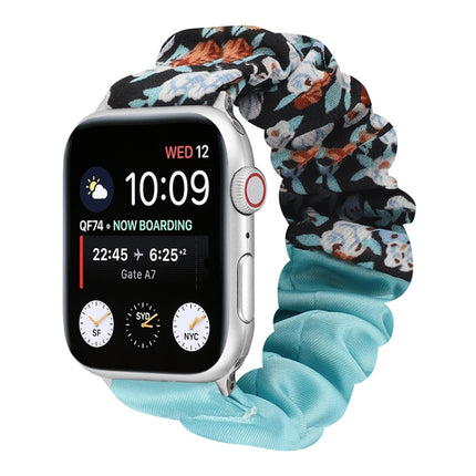 Butterfly Pattern Hair Ring Cloth Watch Strap, For Apple Watch Ultra 49mm / Series 8&7 45mm / SE 2&6&SE&5&4 44mm / 3&2&1 42mm, For Apple Watch Series 8&7 41mm / SE 2&6&SE&5&4 40mm / 3&2&1 38mm                                                            ... - DealBuddy