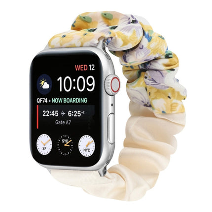 Butterfly Pattern Hair Ring Cloth Watch Strap, For Apple Watch Ultra 49mm / Series 8&7 45mm / SE 2&6&SE&5&4 44mm / 3&2&1 42mm, For Apple Watch Series 8&7 41mm / SE 2&6&SE&5&4 40mm / 3&2&1 38mm                                                            ... - DealBuddy