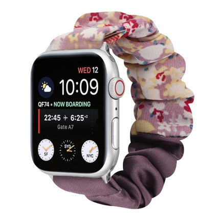 Butterfly Pattern Hair Ring Cloth Watch Strap, For Apple Watch Ultra 49mm / Series 8&7 45mm / SE 2&6&SE&5&4 44mm / 3&2&1 42mm, For Apple Watch Series 8&7 41mm / SE 2&6&SE&5&4 40mm / 3&2&1 38mm                                                            ... - DealBuddy