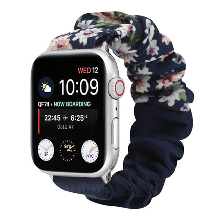 Butterfly Pattern Hair Ring Cloth Watch Strap, For Apple Watch Ultra 49mm / Series 8&7 45mm / SE 2&6&SE&5&4 44mm / 3&2&1 42mm, For Apple Watch Series 8&7 41mm / SE 2&6&SE&5&4 40mm / 3&2&1 38mm                                                            ... - DealBuddy