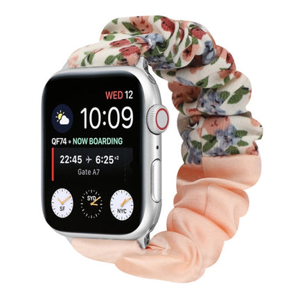 Butterfly Pattern Hair Ring Cloth Watch Strap, For Apple Watch Ultra 49mm / Series 8&7 45mm / SE 2&6&SE&5&4 44mm / 3&2&1 42mm, For Apple Watch Series 8&7 41mm / SE 2&6&SE&5&4 40mm / 3&2&1 38mm                                                            ... - DealBuddy