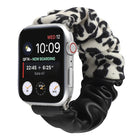 Leather Leopard Pattern Stitching Watch Strap, For Series 7 45mm / 6 & SE & 5 & 4 44mm / 3 & 2 & 1 42mm, For Series 7 41mm / 6 & SE & 5 & 4 40mm / 3 & 2 & 1 38mm - DealBuddy