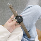 Sewing Litchi Texture Leather Replacement Strap Watchband, For Samsung Galaxy Watch Active2 44mm, For Samsung Galaxy Watch Active - DealBuddy
