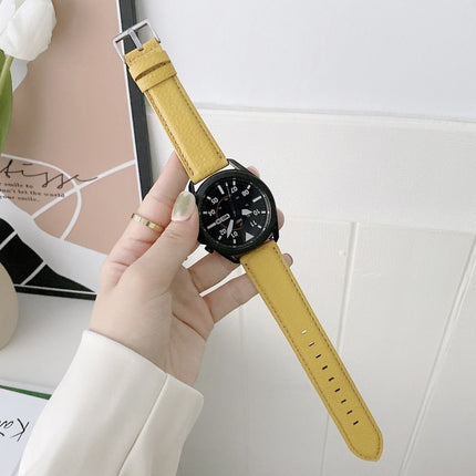 Sewing Litchi Texture Leather Replacement Strap Watchband, For Samsung Galaxy Watch Active2 44mm, For Samsung Galaxy Watch Active - DealBuddy