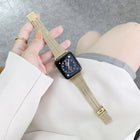 Color Matching Seven Beads Steel Replacement Strap Watchband, For Apple Watch Series 7  41mm / & 6 & SE & 5 & 4 40mm, For Apple Watch Series  7  45mm / & 6 & SE & 5 & 4 44mm - DealBuddy
