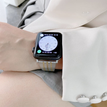 Color Matching Seven Beads Steel Replacement Strap Watchband - DealBuddy