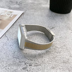 For Apple Watch Series 7  41mm / & 6 & SE & 5 & 4 40mm / Silver Gold