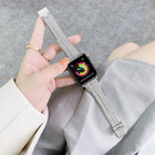 Double Lines Steel Replacement Strap Watchband, For Apple Watch Series 7  41mm / & 6 & SE & 5 & 4 40mm, For Apple Watch Series  7  45mm / & 6 & SE & 5 & 4 44mm - DealBuddy