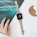 For Apple Watch Series 7  41mm / & 6 & SE & 5 & 4 40mm / Silver Gold