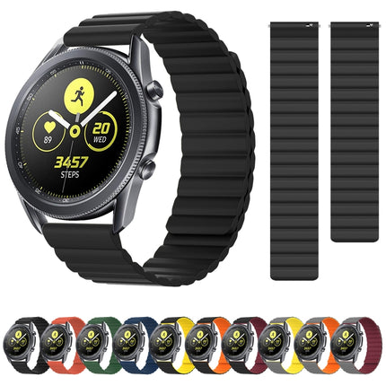 Universal Silicone Magnetic Replacement Strap Watchband, 20mm, 22mm, 20mm For Samsung Smart Watch, 22mm For Samsung Smart Watch - DealBuddy