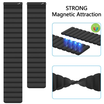 Universal Silicone Magnetic Replacement Strap Watchband, 20mm, 22mm, 20mm For Samsung Smart Watch, 22mm For Samsung Smart Watch - DealBuddy