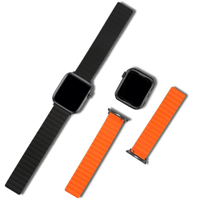 Silicone Magnetic Replacement Strap Watchband, For Apple Watch Series 7  41mm / & 6 & SE & 5 & 4 40mm, For Apple Watch Series  7  45mm / & 6 & SE & 5 & 4 44mm - DealBuddy