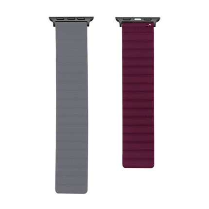 Silicone Magnetic Replacement Strap Watchband, For Apple Watch Series 7  41mm / & 6 & SE & 5 & 4 40mm, For Apple Watch Series  7  45mm / & 6 & SE & 5 & 4 44mm - DealBuddy