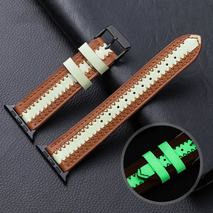 Cowhide Leather Luminous Replacement Strap Watchband - DealBuddy