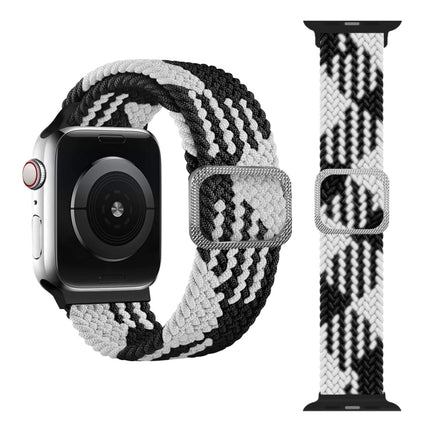 Buckle Braided Elastic Strap Watch Band For Apple Watch Series 9&8&7 41mm / SE 3&SE 2&6&SE&5&4 40mm / 3&2&1 38mm(Rainbow Color), For Apple Watch Series 7 45mm / 6 & SE & 5 & 4 44mm / 3 & 2 & 1 42mm - DealBuddy