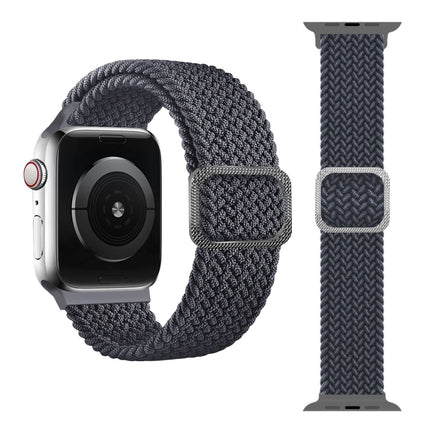 Buckle Braided Elastic Strap Watch Band For Apple Watch Series 9&8&7 41mm / SE 3&SE 2&6&SE&5&4 40mm / 3&2&1 38mm(Rainbow Color), For Apple Watch Series 7 45mm / 6 & SE & 5 & 4 44mm / 3 & 2 & 1 42mm - DealBuddy