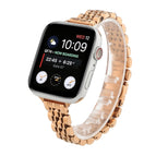 For Apple Watch Series 7 45mm / 6 & SE & 5 & 4 44mm / 3 & 2 & 1 42mm / Rose Gold