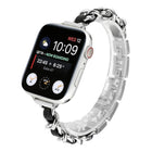 Small Waist Seven Beads Stainless Steel Strap Watchband For Apple Watch Series 6 & SE &, For Apple Watch Ultra 49mm / Series 8&7 45mm / SE 2&6&SE&5&4 44mm / 3&2&1 42mm, For Apple Watch Series 8&7 41mm / SE 2&6&SE&5&4 40mm / 3&2&1 38mm                  ... - DealBuddy