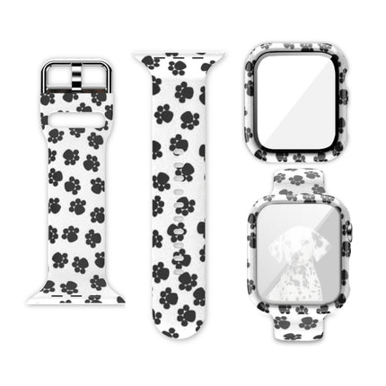 Silicone Printing Integrated Replacement Watch Case Watchband, For Apple Watch Series 6 / 5 / 4 / Watch SE 44mm, For Apple Watch Series 6 / 5 / 4 / Watch SE 40mm, For Apple Watch Series 3 & 2 & 1 42mm - DealBuddy