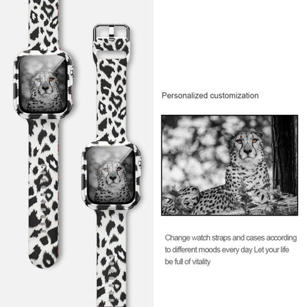 Silicone Printing Integrated Replacement Watch Case Watchband, For Apple Watch Series 3 & 2 & 1 38mm - DealBuddy