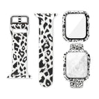 For Apple Watch Series 3 & 2 & 1 38mm / White-haired Leopard