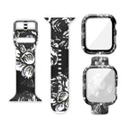 For Apple Watch Series 3 & 2 & 1 38mm / Black Rose