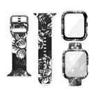 Silicone Printing Integrated Replacement Watch Case Watchband, For Apple Watch Series 3 & 2 & 1 38mm - DealBuddy
