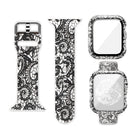Silicone Printing Integrated Replacement Watch Case Watchband, For Apple Watch Series 3 & 2 & 1 38mm - DealBuddy