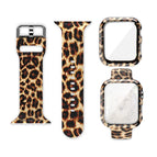 For Apple Watch Series 3 & 2 & 1 38mm / Black Leopard