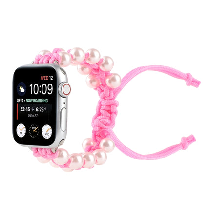 Umbrella Rope Bead Nylon Replacement Watchbands For Apple Watch Series 6 & SE & - DealBuddy