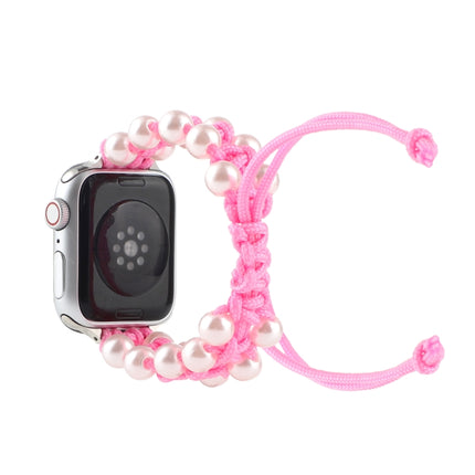 Umbrella Rope Bead Nylon Replacement Watchbands For Apple Watch Series 6 & SE &, For Apple Watch Ultra 49mm / Series 8&7 45mm / SE 2&6&SE&5&4 44mm / 3&2&1 42mm, For Apple Watch Series 8&7 41mm / SE 2&6&SE&5&4 40mm / 3&2&1 38mm - DealBuddy
