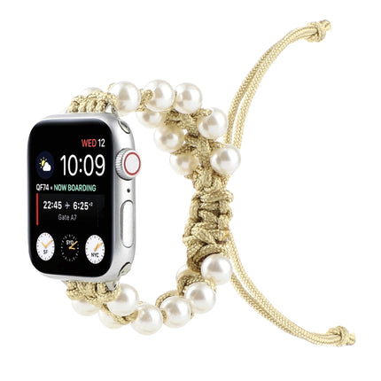 Umbrella Rope Bead Nylon Replacement Watchbands For Apple Watch Series 6 & SE &, For Apple Watch Ultra 49mm / Series 8&7 45mm / SE 2&6&SE&5&4 44mm / 3&2&1 42mm, For Apple Watch Series 8&7 41mm / SE 2&6&SE&5&4 40mm / 3&2&1 38mm - DealBuddy